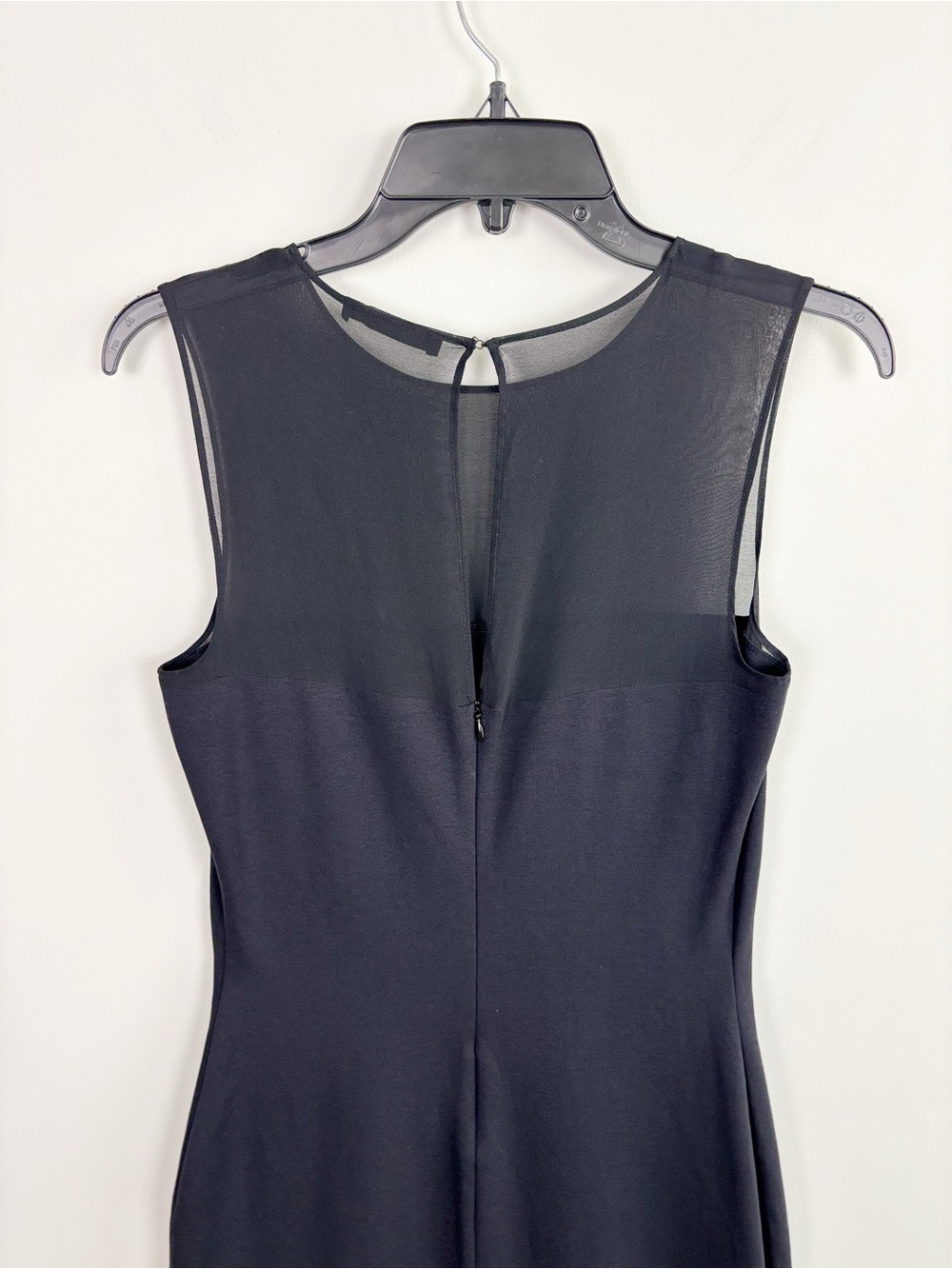 The Row Sheer Top Classic Midi Dress in Black Size M - Picture 6 of 15